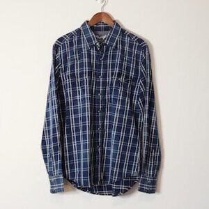 Wrangler Retro Premium Men's Long Sleeve Button-Down Shirt Size Large